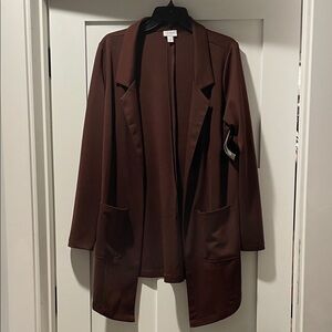 NWT LuLaRoe Rich Brown Women's Gwen Blazer - size small
